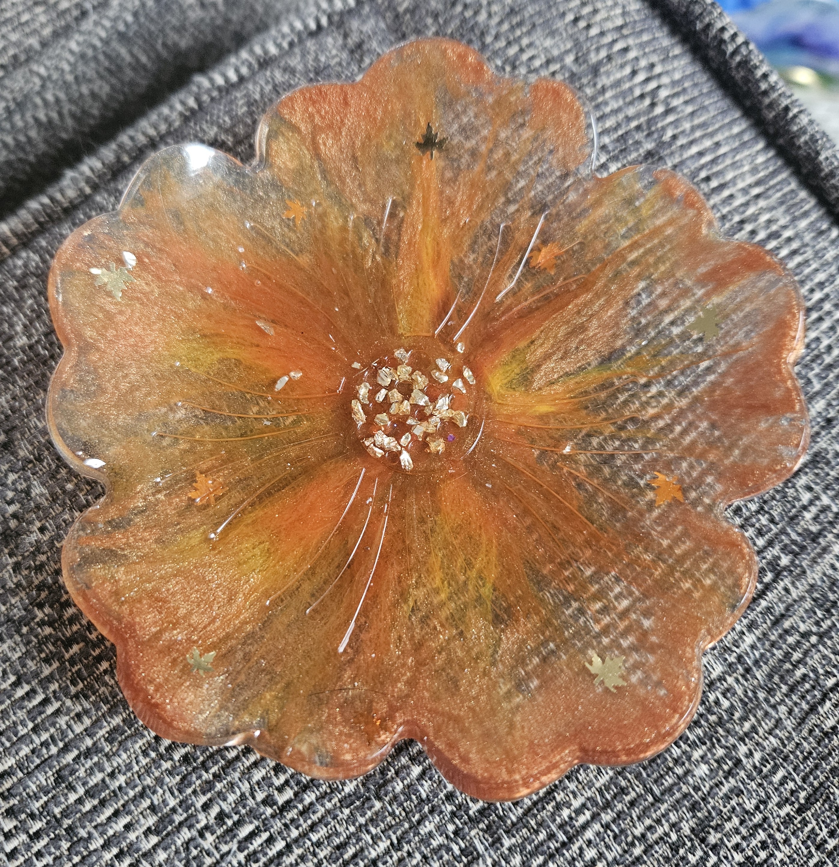 Autumn Shallow Floral Dish 1