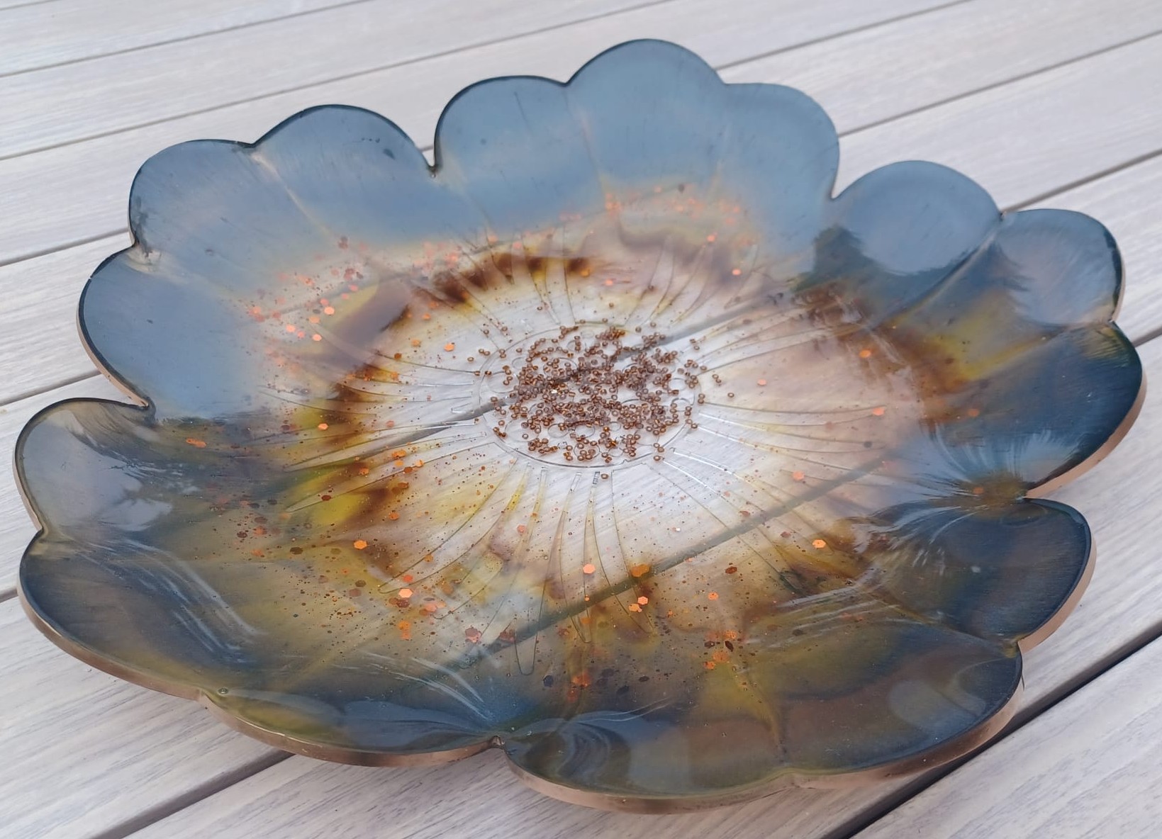 Large Floral Bowl 4
