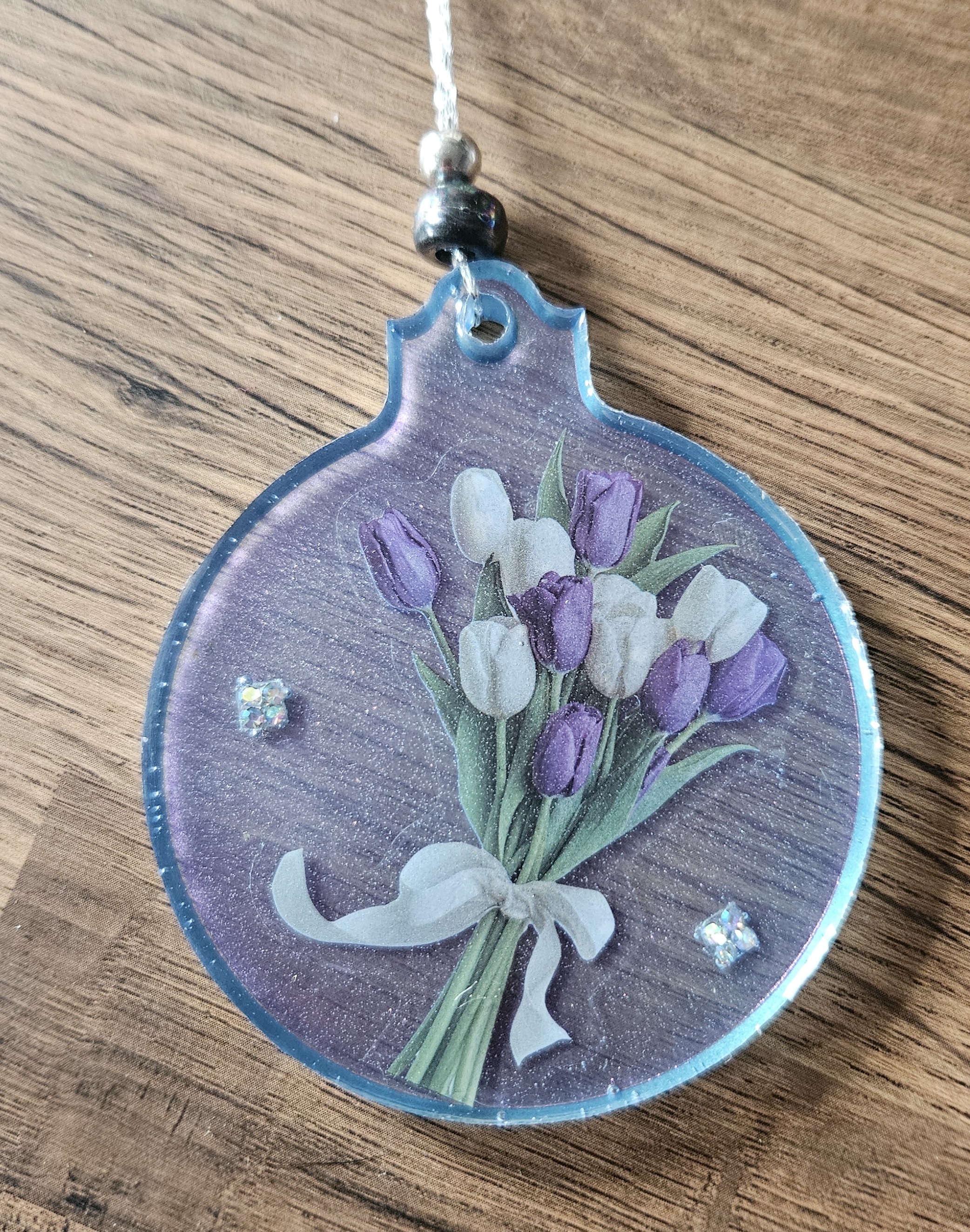 Purple Spring Bauble